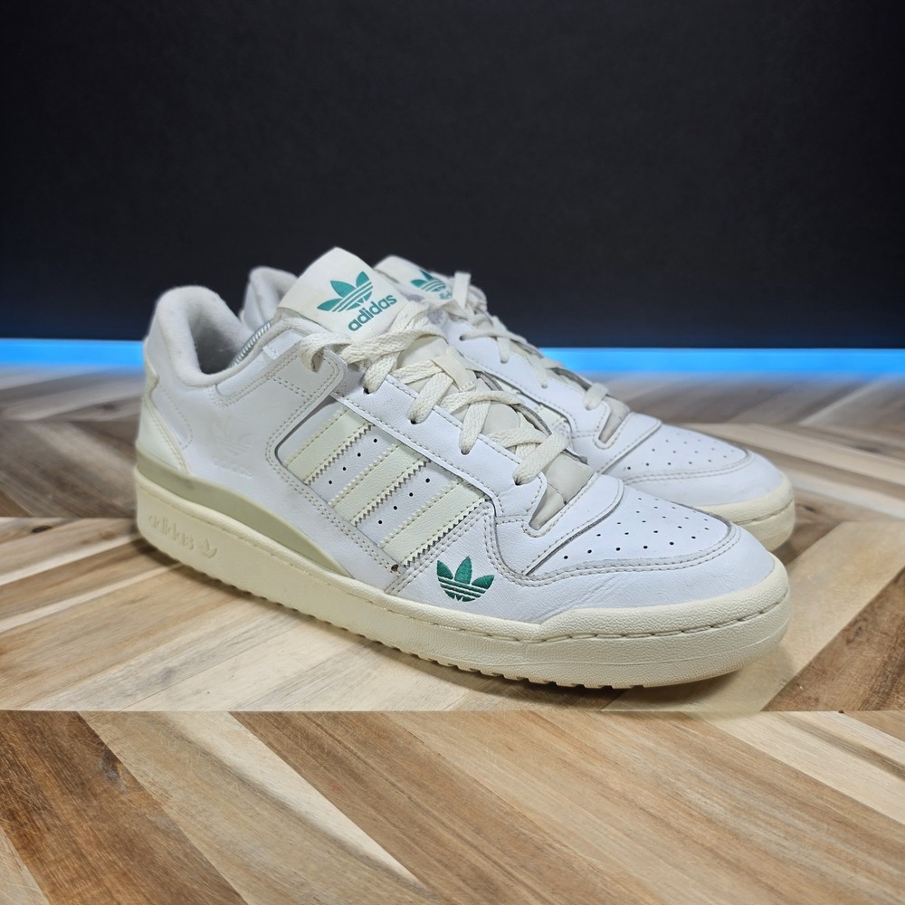 Adidas Forum Low Shoes Palace Exclusive Men's 12.5 White Green ID8613 Leather